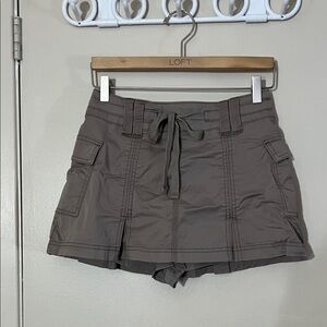 Hollister Charcoal Mini Cargo Skort